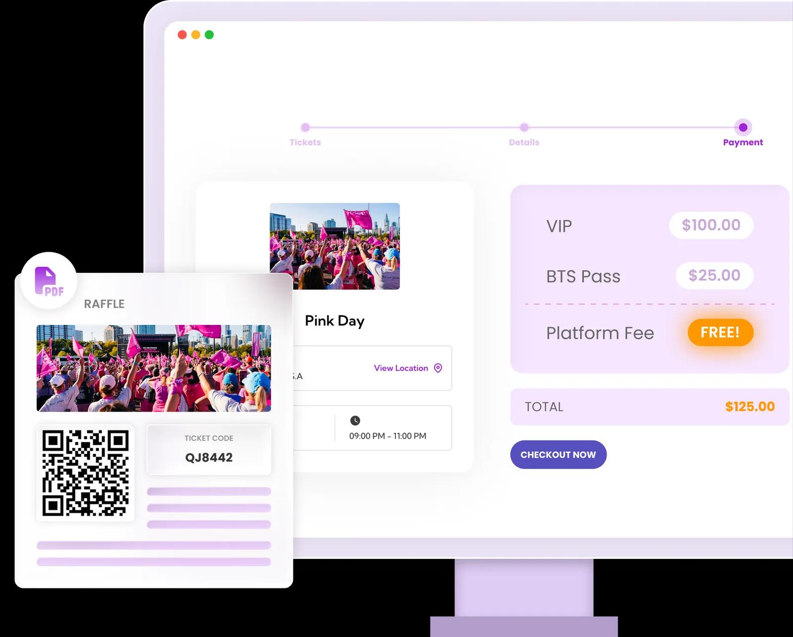 Workshop and class registration with Ticket Spot