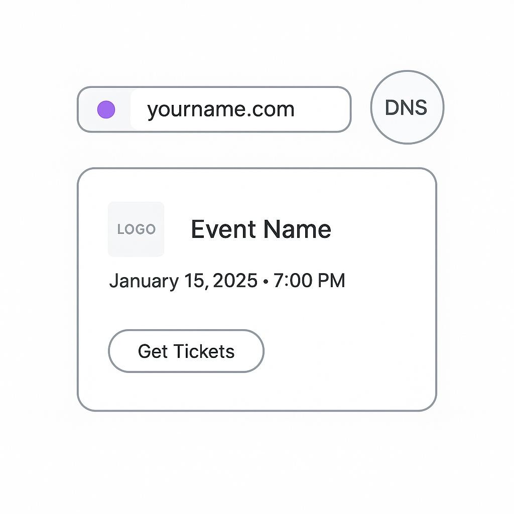 Custom Domain Event Pages for Fully Branded Ticketing